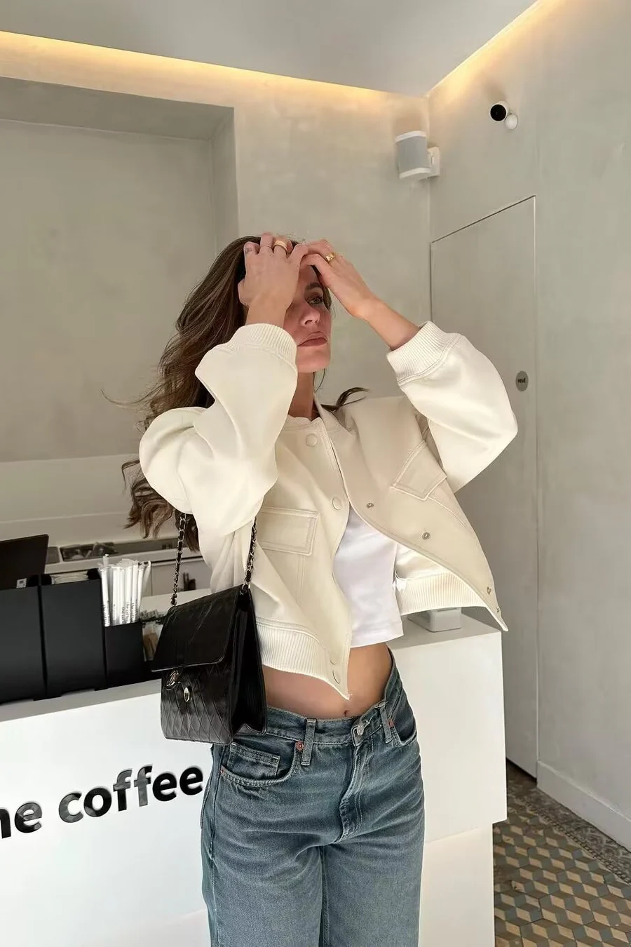 Oversized Pocket Bomber Jacket - konjwa