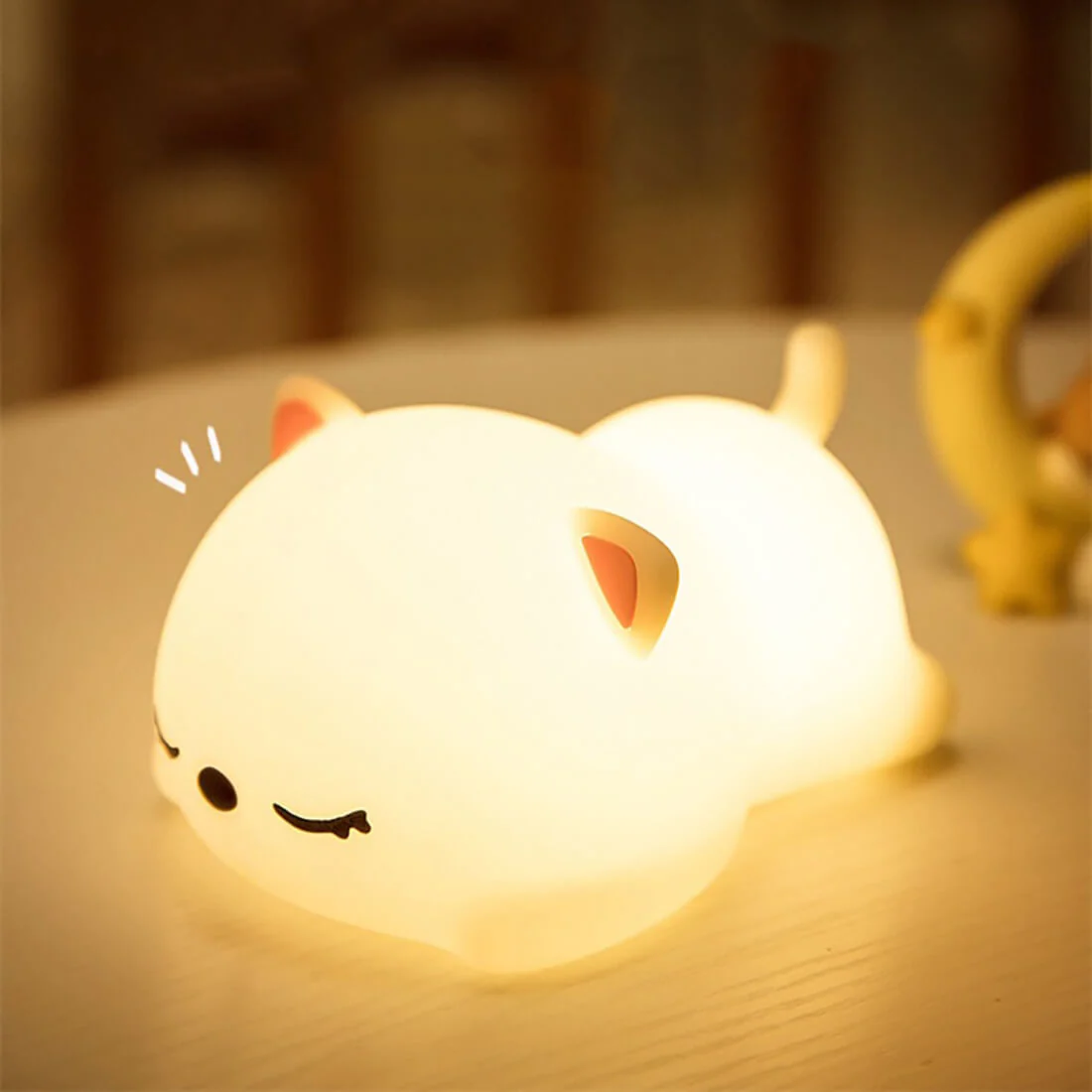 "Sweet Dreams" Cat Lamp - konjwa