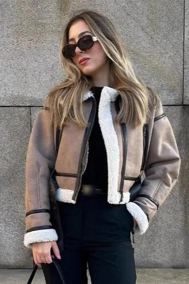 Versatile Cropped Chic Jacket - konjwa