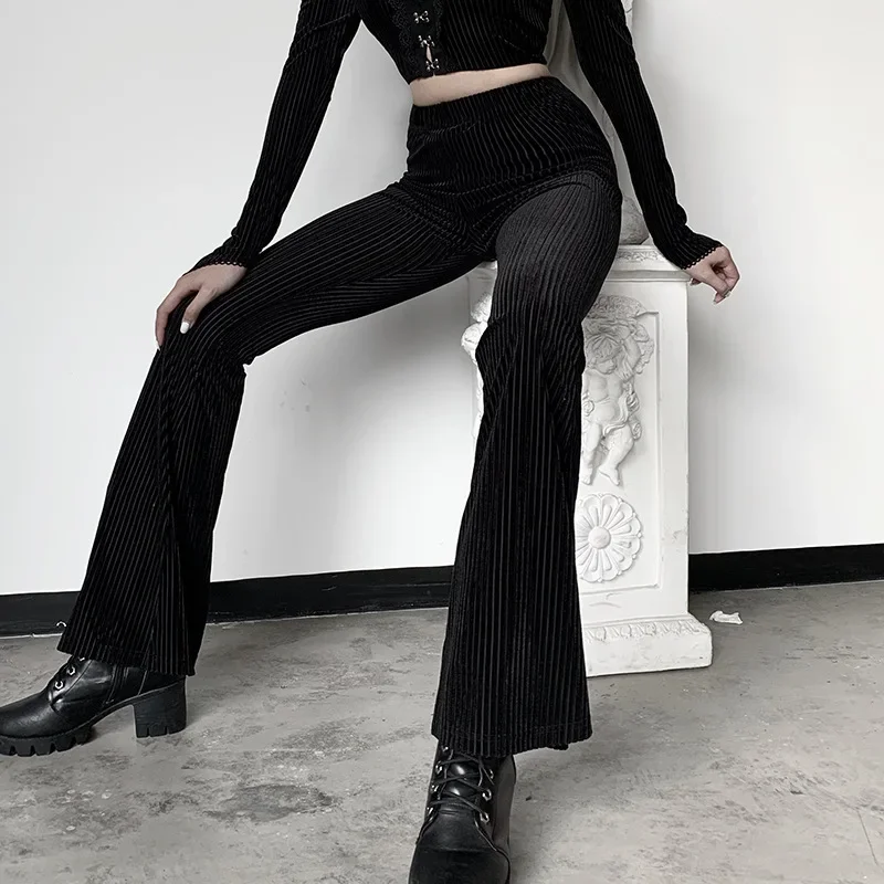 Vintage Flare Harajuku Halloween Pants - konjwa