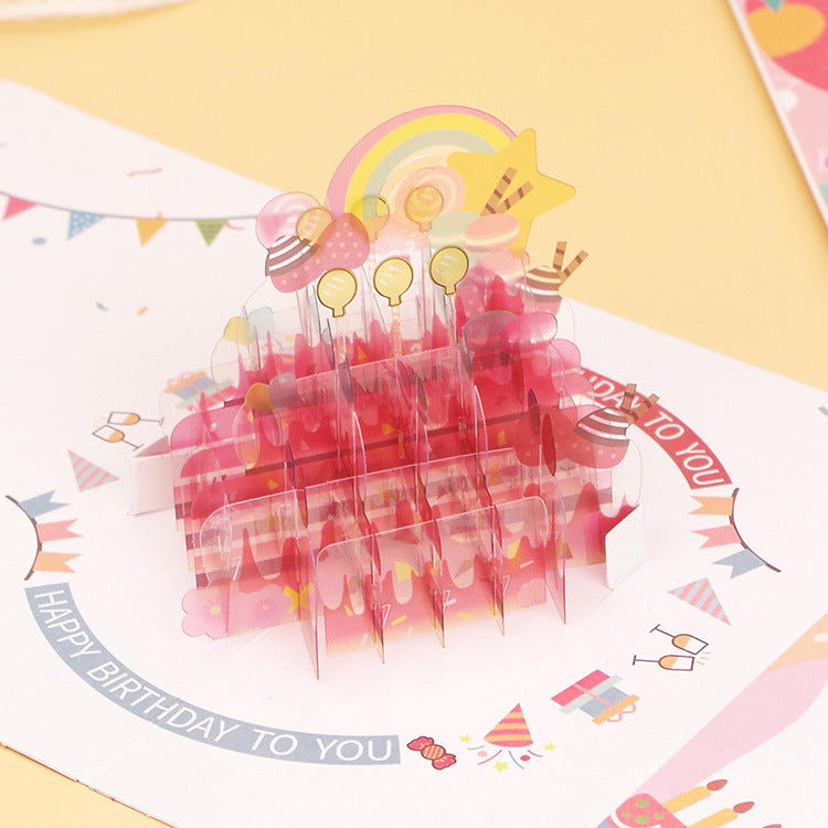Birthday Card Three-dimensional Crystal Commemorative Gifts - konjwa