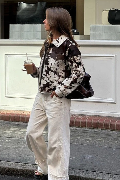 Casual Notch Collar Jacket - konjwa